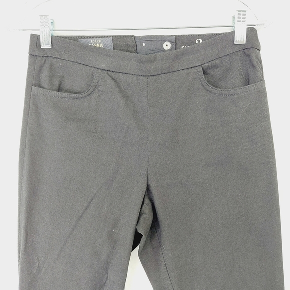 J. Crew Dannie Skinny Black Pockets Zipper in Back Preppy Pants P554 - Picture 3 of 11